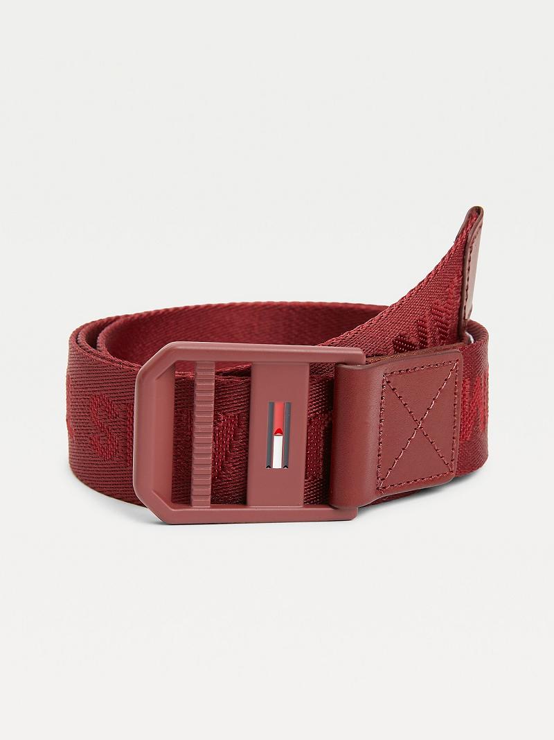 Női Tommy Hilfiger TJ Recycled BELTS Piros | HU 1505VRW